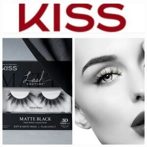 Kiss Lash Couture Matte Black Faux Mink Collection Lashes